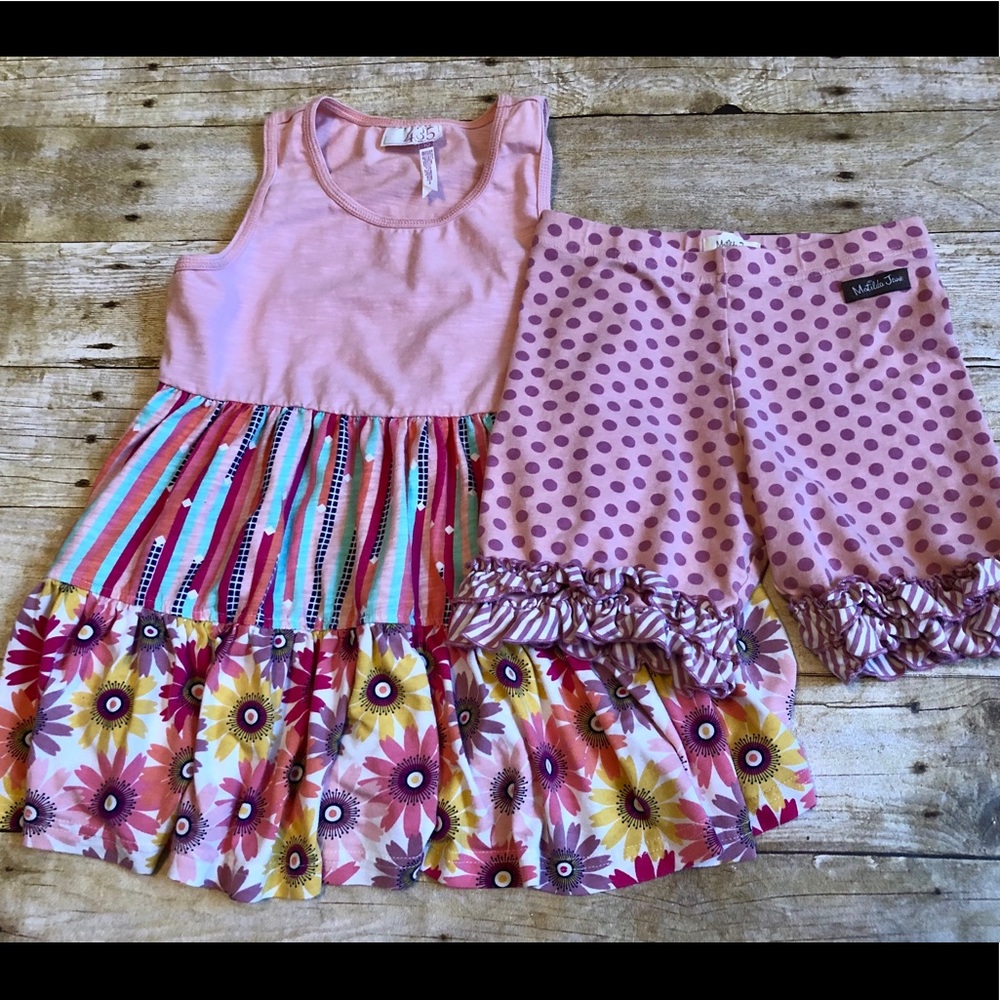 Matilda Jane swing tank and shorties sz 10
